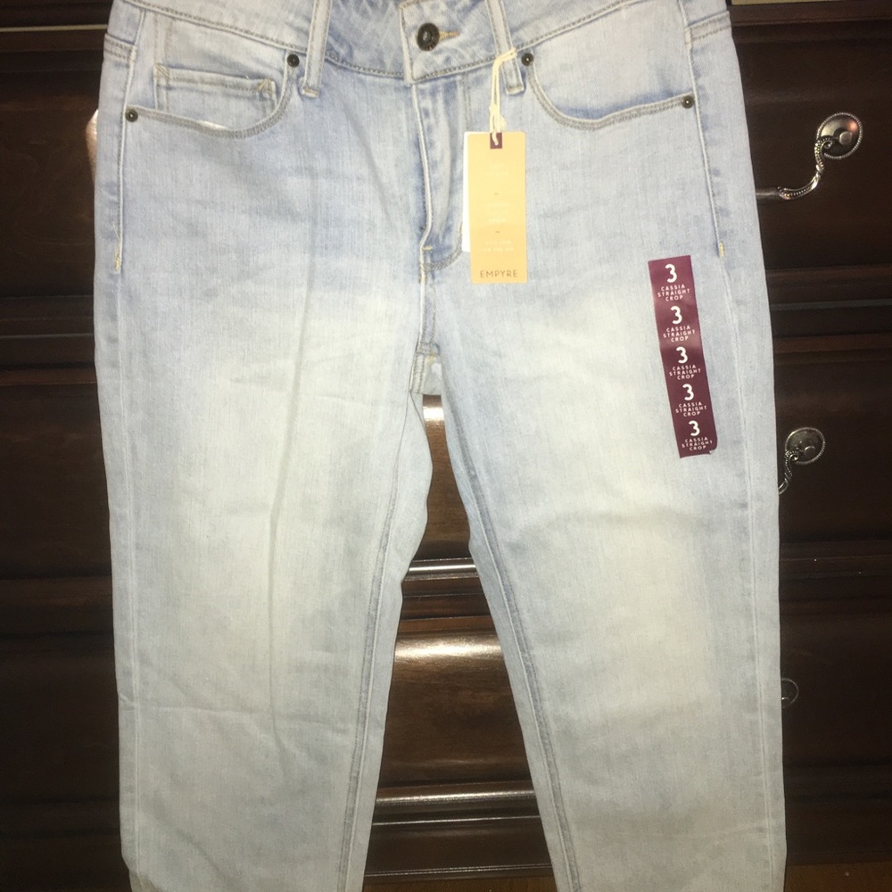 Brand New Denim Capri Pants